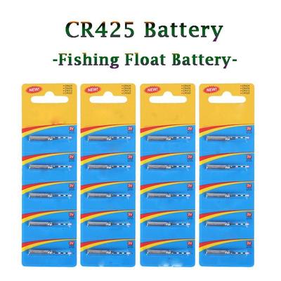 20PCS CR425 Fishing Floats Lithium Pin Battery Batteries Fishing Float Night Fishing
