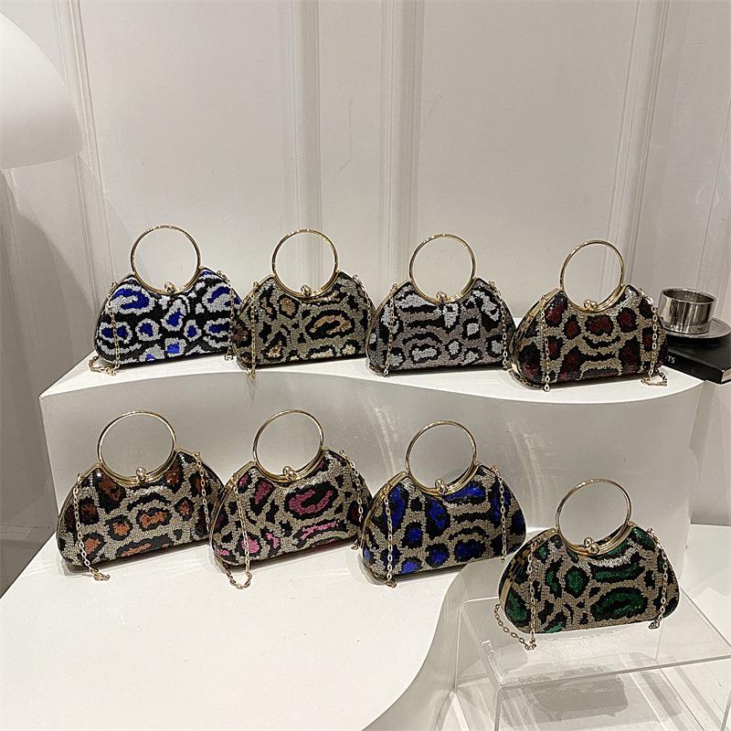 Luxury Women Party Clutch Bag Luxury Bags for Women Fashion Leopard Print Dinner Bag Chain Designer Women Handbags