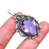 Colour Changing Alexandrite 925 Sterling Silver Pendant V8277, Purple & Pink Pendant, Oval Pendant, Valentin's Day Gift, Gift For Her, Birthday Gift,