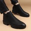 Martin-kängor herr höga spetsiga dragkedja tjocksulade ungdom mångsidiga dragkedja herrskor brittiska en-pedal vardagliga korta stövlar