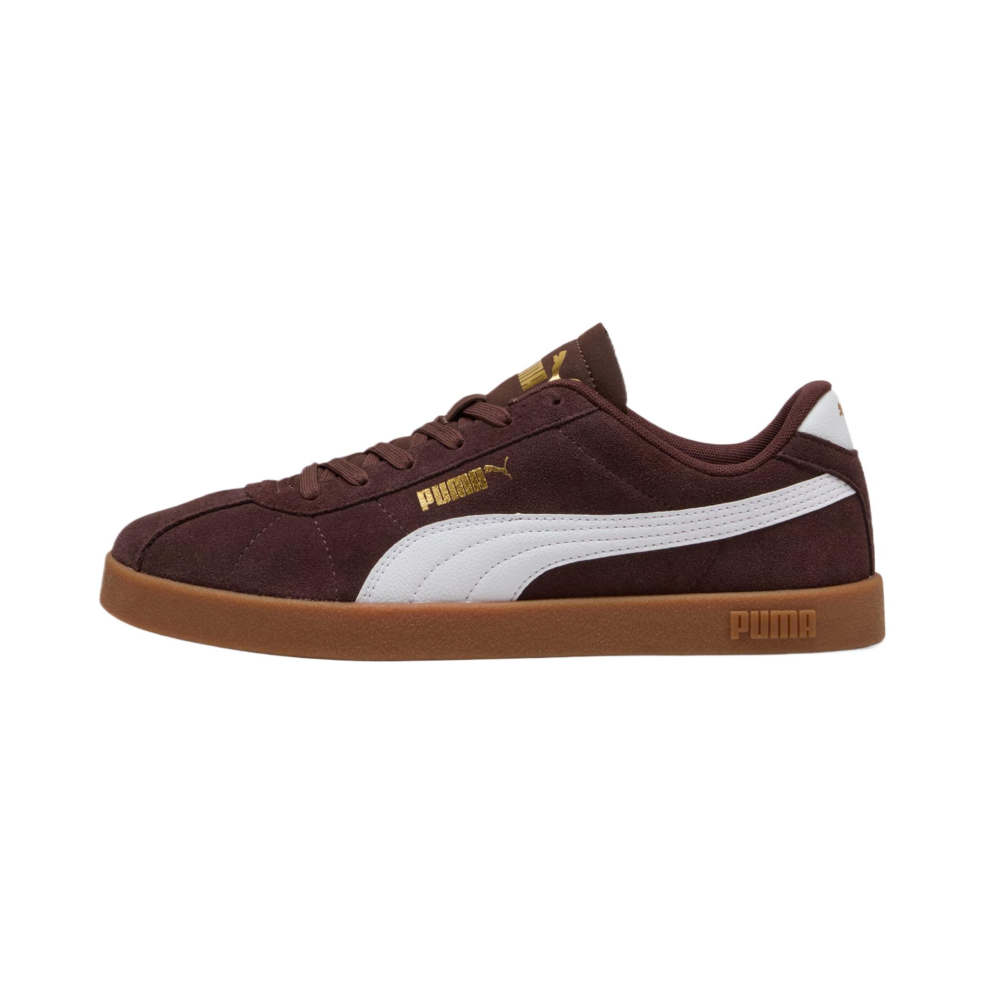 Puma Club II Chocolate Brown Puma White Unisex 397444-28 EU 41