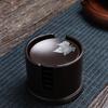 Ebony Wood Kung Fu Tea Coaster Set