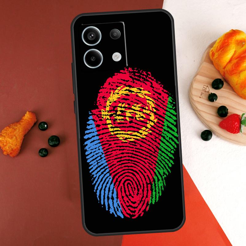 Eritrea Flagge Hülle Für Xiaomi Redmi Note 14 13 Pro 9 10 11 12 Pro 10S 11S 12S Redmi 14C 13C 10C 12C Hülle