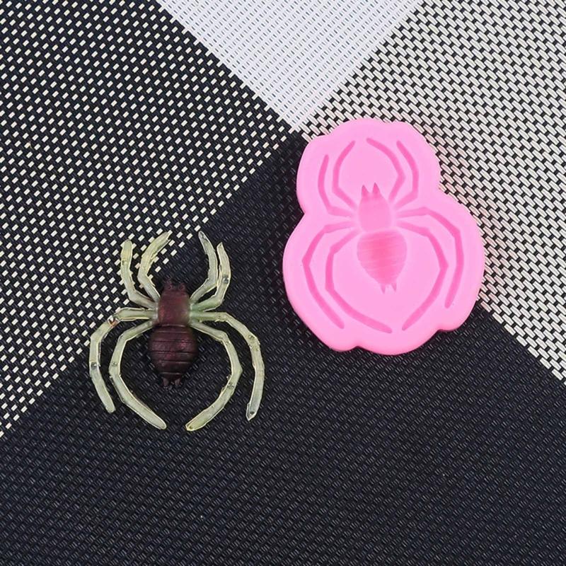 Spider- Silicone Mold Sugar Cake Mold Green Bean Cake Candy Mold Chocolate Ice Block French Dessert Cake Decorations