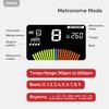AROMA 3-in-1 Electronic Metronome Tuner, Rechargeable, Compatible with Most Instruments, 5 Instrument Modes, with English Vocal Beat Function
