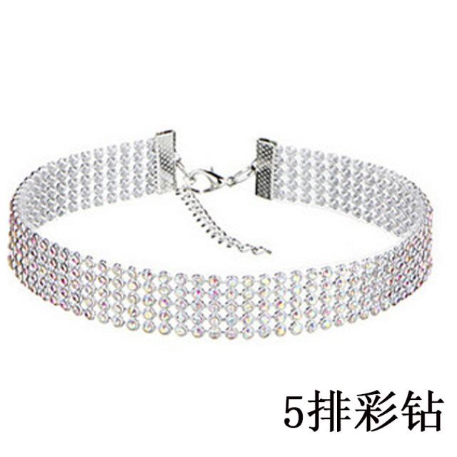 Classic Crystal Charm Pendent Short Necklace For Women Collar Clavicle Chain Romantic Valentine 'S Day Jewelry Gift Choker Dz465