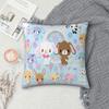 Sugarbunnies Anime Throw Pillow Cover Cushions for Sofa Cute Cartoon Awesome Pillowcase