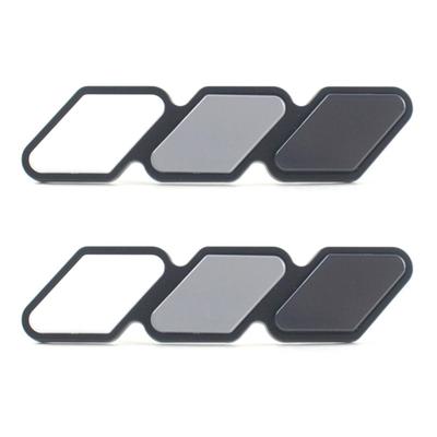 Swagell 2X Tri-Color Front Grille Badge Emblem for 4Runner