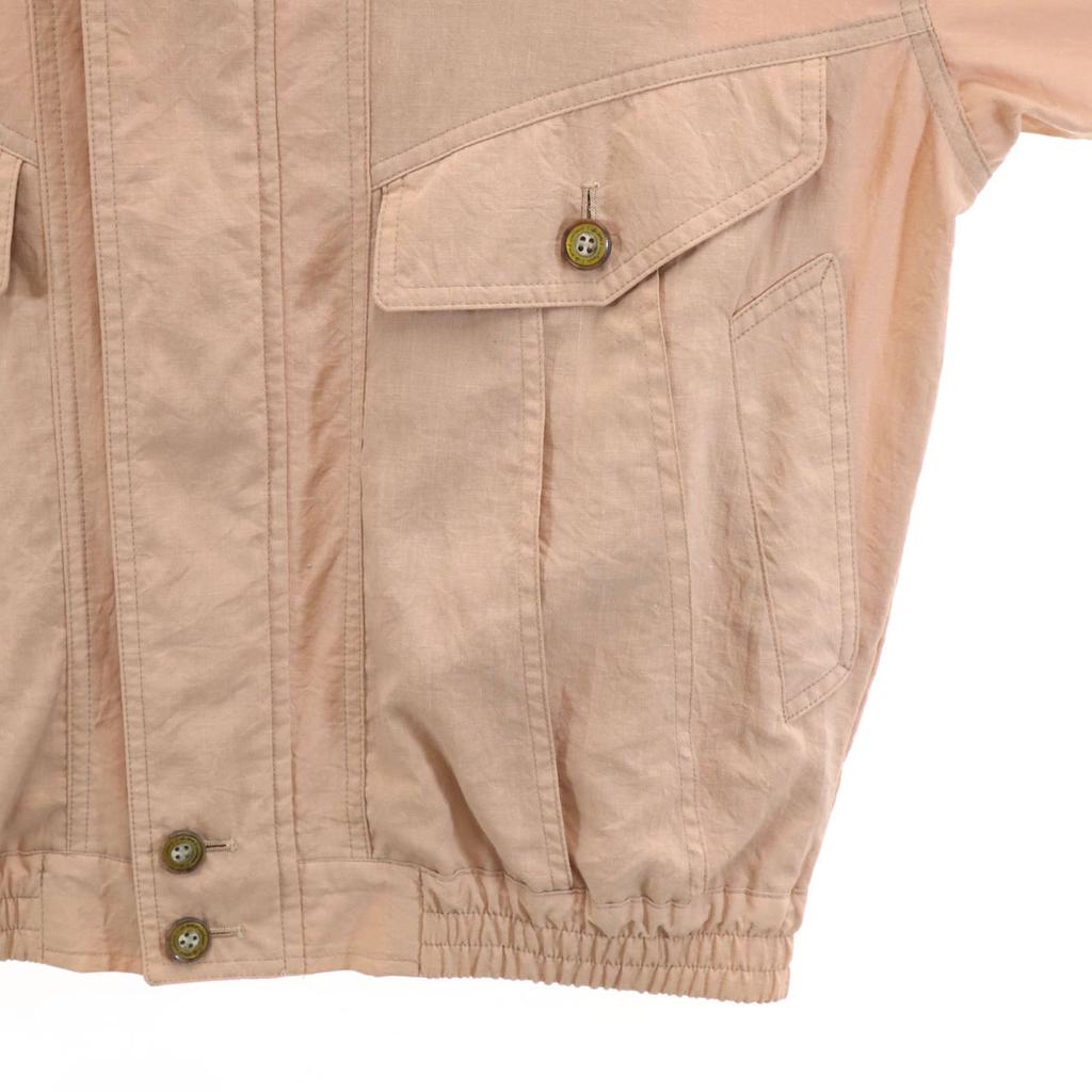 COURREGES Linen Blend, Made In Japan Jacket L Orange Series Homme Men's Used