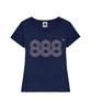 PRIMATE Star Number.888 Women'S U-Neck Slim Fit Short Sleeve T-Shirt 6 Colors
