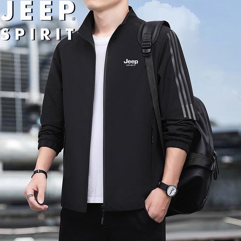 

JEEP SPIRIT Men s Stand Collar Jacket 2XL