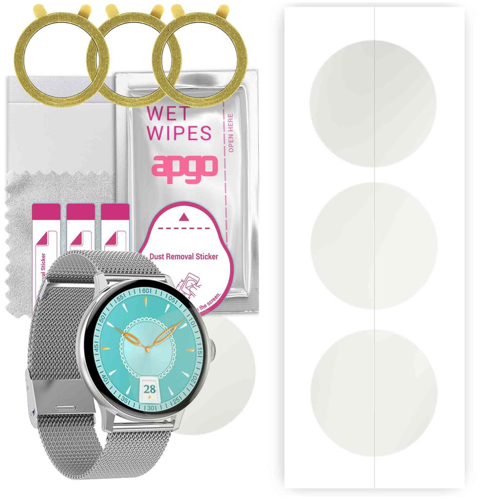 3x Apgo Hydrogel Matte Screen Protector for DT NO.1 DT2, Hydrogel Film, Flexible, Soft TPU with Positioning Layer Easy Installation