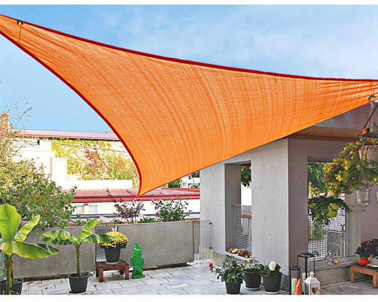 Cross-Border 2x2m Waterproof Sunshade Sail Set - Square UV Protection Awning Canopy