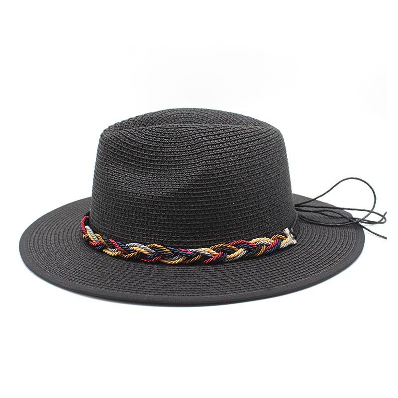 Spring And Summer Women Straw Hat Panama White Top Hat Sun Hat Travel Sun Protection Hat Photo Gift Hat