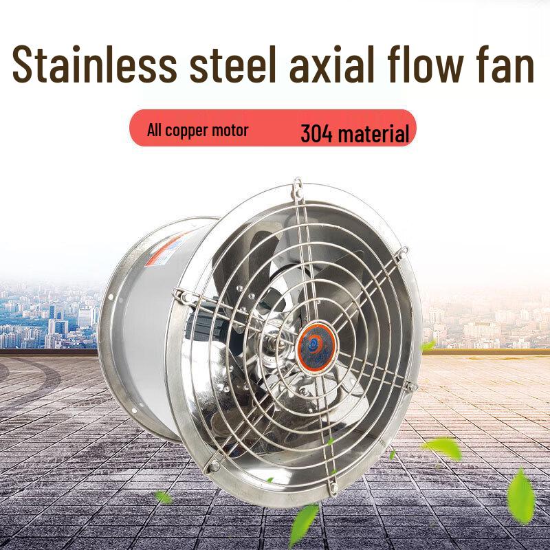 Bayou Stainless Steel Axial Flow Fan CN plug (adapter included)