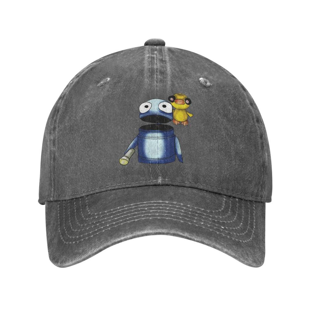 R.E.P.O. Robot Horror Games  Casual Baseball Cap For Couple Women Spring  Outdoor Sport Hip Hop Hats  Sunscreen Baseball Caps