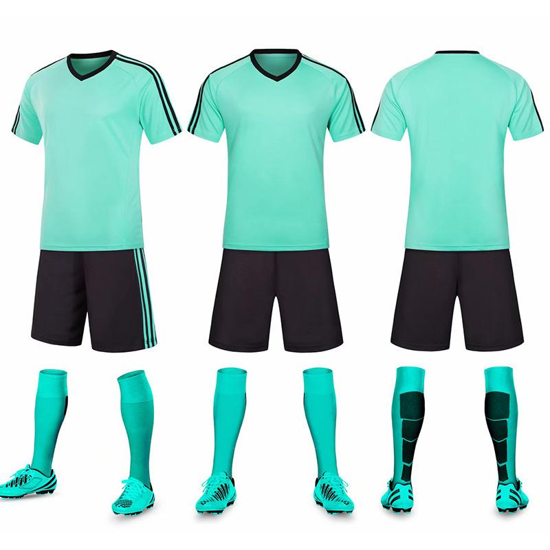 

Football Suit Men S Adult Game Training Students Practice Team Uniform Sports Children S Short-Sleeved Children S Ball Clothes Printing Number XL