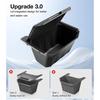 For Tesla Model Y TPE Rear Seat Storage Box Under Air Vent Organizer Backseat Trash Can Garbage Bag Car Interior Accessories