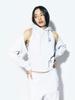 ASIF CALIE Crop Sweat Bolero White Melange