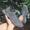 Outdoor Sneakers Male Casual Mesh Sports Lightweight Non-Slip Rubber Sole Hiking Shoes Camp Walking Shoes Men Shose Summer