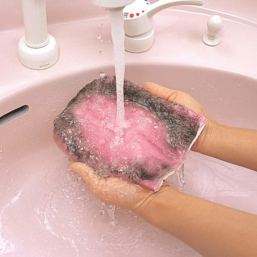 Azuma Screen Door Cleaning Mitt, TK Screen Door Cloth P, Pink. Easy Cleaning Without Removing the Screen Door. Cleans with Just Water.