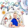 Foldable Sensory Educational Mat for Babies, Colorful, One-year-old Gift