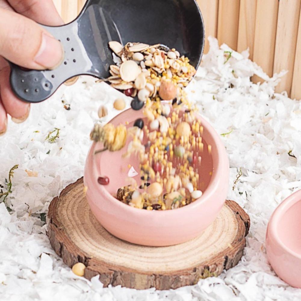 Non-Slip Hamster Food Bowl Ceramic Pet Feeding Bowl Pet Feeder Water Food Bowl  For Small Pets