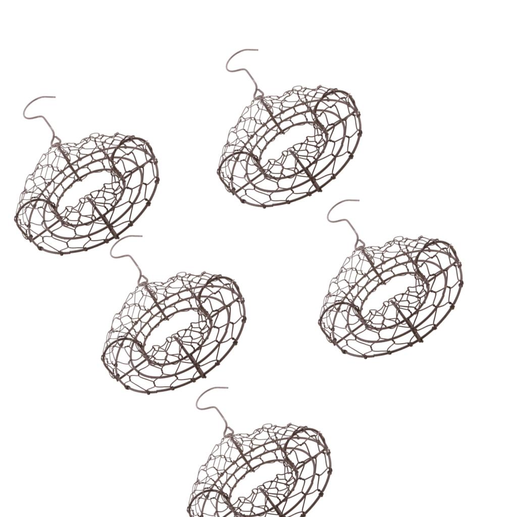5x Shape Iron Wire Pot Rack Wedding Garden Decor