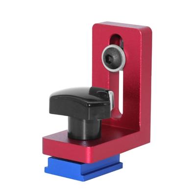 Miter Track Stop Backing Chutes Locator Aluminium Alloy Backing Connectors Miter Track Stop Woodworking Guide Rail Tool
