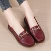 Slip-on Loafers Female Boat Shoes  New Spring /autumn Women Flats Genuine Leather Moccasins Woman Casual Shoes Big Size