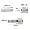 4pcs Stainless Steel Barb Fitting Set 8mm Barb Hose Swivel Nut Convenient Swivel Nut Barb  Home Brew