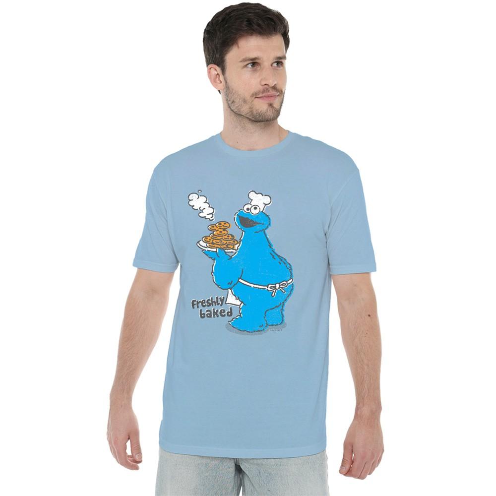 Sesame Street Freshly Baked T-Shirt S-3XL Light Blue S