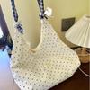 Bag Women 2025 New Super Fire Korean Lazy Commuter Canvas Bag Large Capacity Shoulder Bag Portable Tote Bag