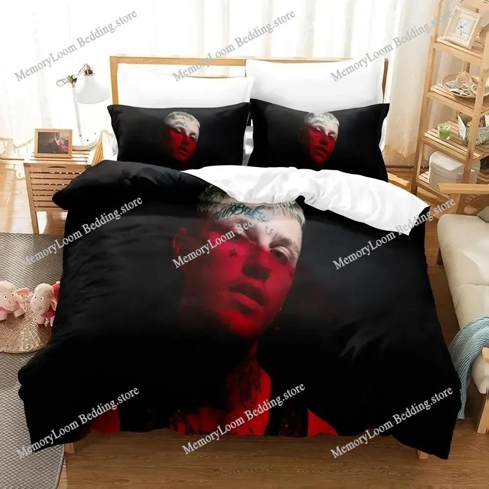 Singer Style Trendy Rapper Lil Peep Bedding Set Twin/Full/Queen Size Duvet Cover Pillowcase Soft Bedroom Set Home Luxury Gift