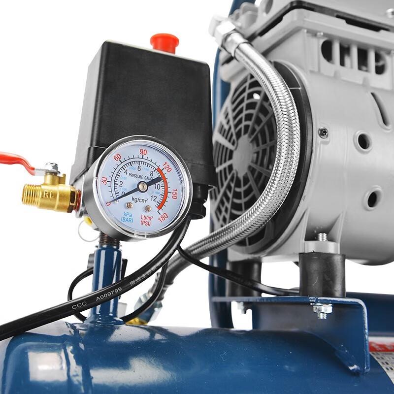 Dongcheng Low-Noise Oil-Free Air Compressor CN plug (adapter included)