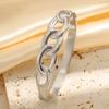 Versatile Chain Ring Titanium Steel Internet Celebrity Couple Style Street Style Open Buckle Bracelet Bracelet