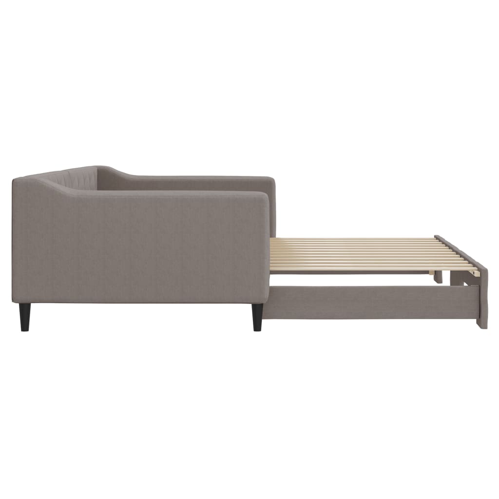 Vidaxl Sofa Rozsuwana, Kolor Taupe, 100X200 Cm, Tkanina