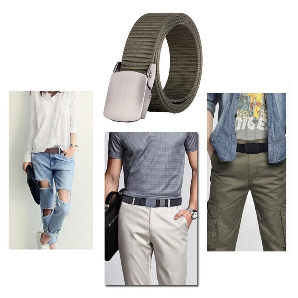 Man Belt Portable Trimmable Replacement Casual Alloy Drying Outside Nonslip Fast Boys Buckle Flexible Breathable Belts