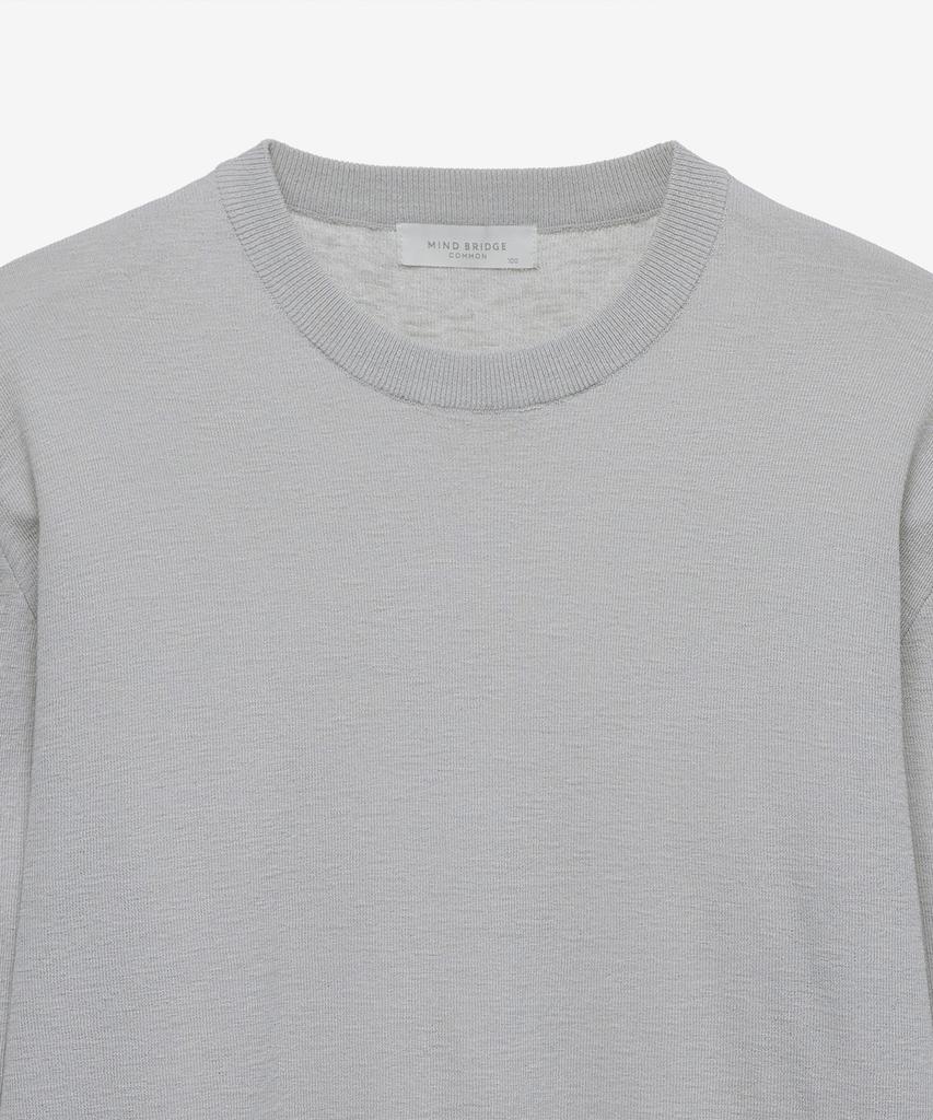 MINDBRIDGE Washable Linen-Like Semi-Overfit Knit