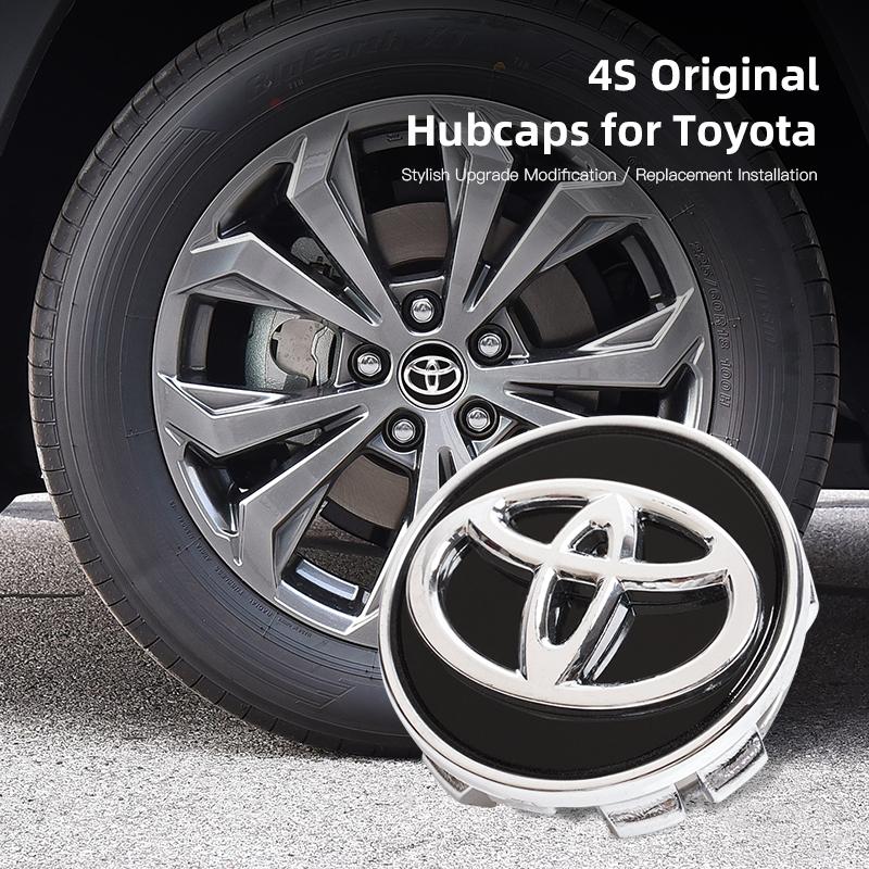 Car Wheel Tire Rim Cover Center Hub Cap Decoration For Toyota GR Corolla Yaris Aygo Prius RAV4 Crown CHR Camry Auris Verso TRD