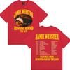 Singer Jamie Webster Running Round The Sun UK Tour 2026 Music T-shirts Y2K Men Women Vintage Hip Hop Streetwear Retro Vintage Oversized T Shirt
