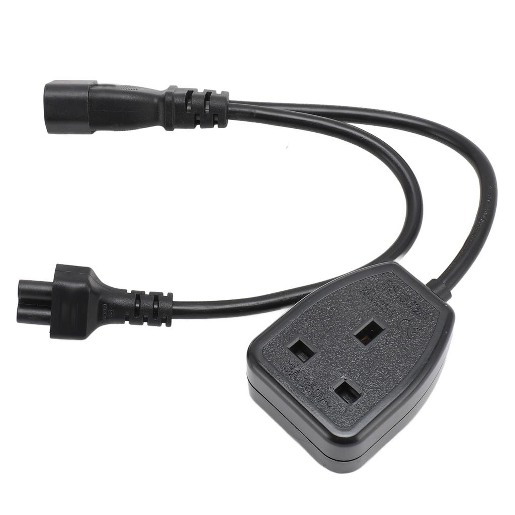 IEC320 C14 Male To C5 and Female Power Cord C14 To C5 and Y Spliter Power Cord Adapter Cable