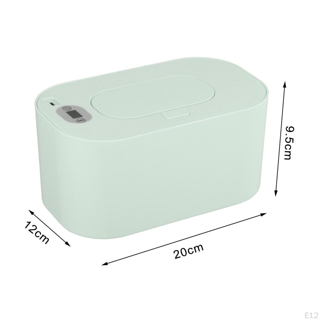 Portable Heated Wipe Dispenser Quick Heating System with Large Capacity Box Tissue