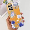 For Oppo Reno7 4G Case CPH2363 Cute Cat Dinosaur Flower Soft  Clear silicone Protector Back Cover For Oppo Reno 7 Phone Capa