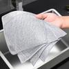 30pcs Metal Steel Wire Rags Cloth Home Kitchen Pot Pan Dishwashing Double-sided Dishcloth Cleaning Cloths Towel Scrubber Rag
