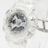 Casio G-Shock Summer Cool Transparent Ice Tough Series Ice Cream Pink Quartz Movement Watch Unisex Watches Black GA-700SK-1A+BA-110CR-7A