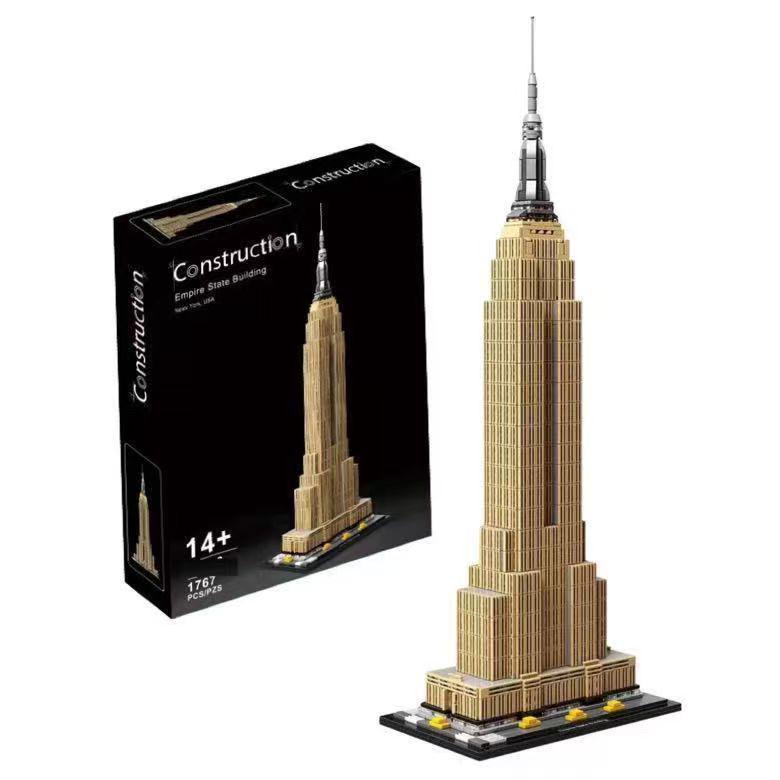 Empire State Building Assembly Kit: 5212-Piece Handmade Construction Toy Set