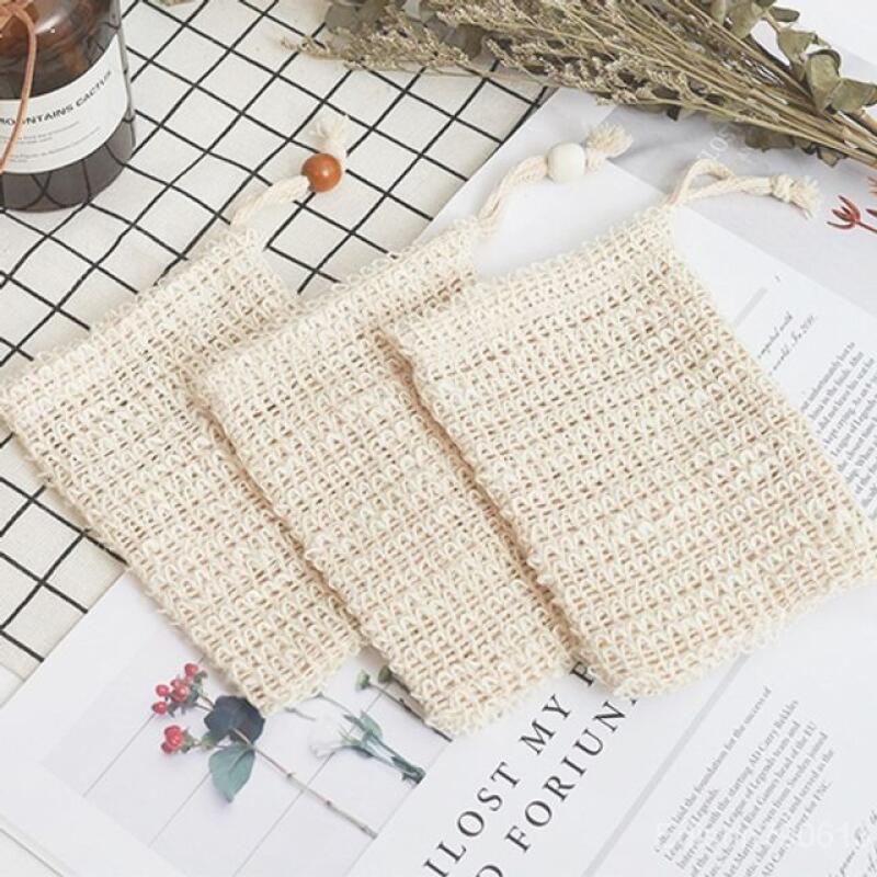 Natural Cotton Soap Net Zero Waste Bubble Net Shampoo Bar WD37F04