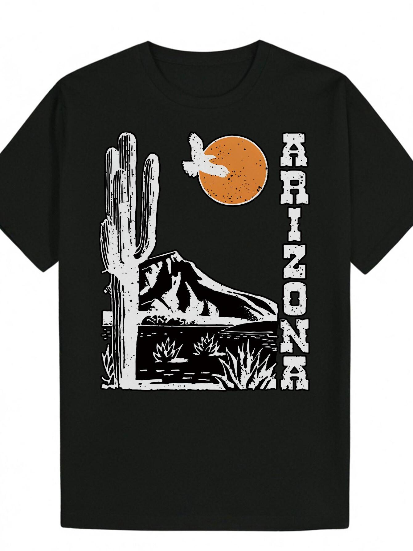 Mens Sacred Geometry Art  Casual Round Neck Summer Short Sleeve Cotton Tee S