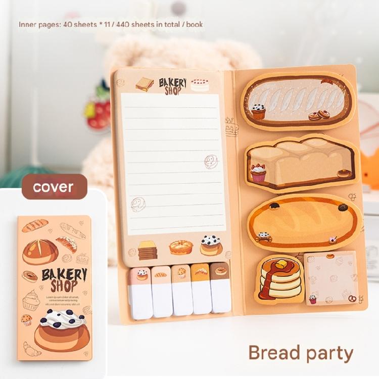 Fun Cartoon Notepads and Adhesive Note Pad Memo Sheet For Journal And Planner Daily Schedules Note Task Organization